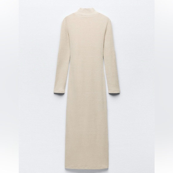 Zara Cream Midi Dress - Picture 6 of 6